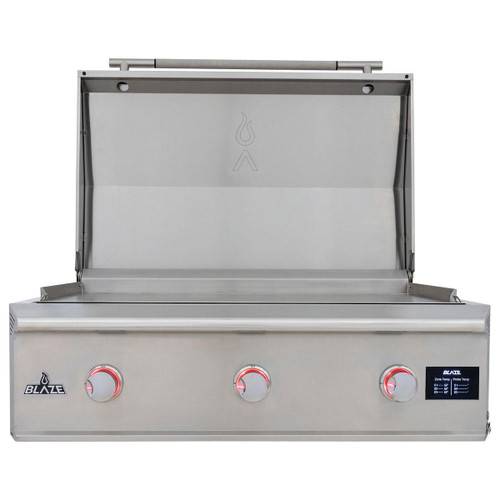 Blaze LTE PRO 40" Built-In Gas Griddle | Each of the 3 burners produces 15,000 BTUs for a total of 45,000 BTUs