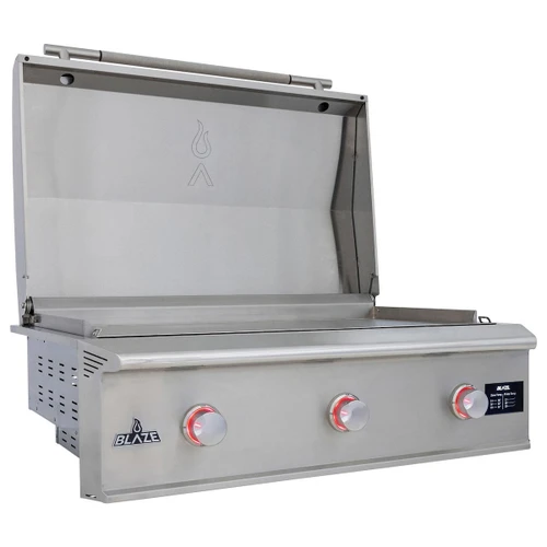 Blaze LTE PRO 40-Inch Built-In Gas Griddle​ | Reinforced, heavy-duty stainless steel cooking surface retains more heat