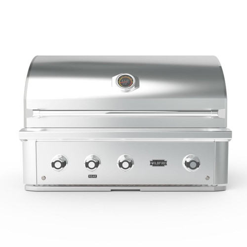 Wildfire Ranch Pro 36" Built-In Gas Grill | Infrared rear burner heats up to 10,000 BTUs, perfect for rotisserie style cooking