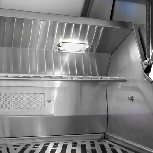 Wildfire Ranch Pro 42-Inch Built-In Stainless Steel Gas Grill | Interior Lighting