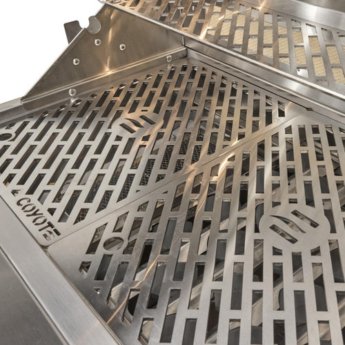 Coyote 42" SL Series Built-In Grill | Rear burner & interchangeable sear burner for flexible cooking options Coyote 42" SL Series Built-In Grill | Rear burner & interchangeable sear burner for flexible cooking options