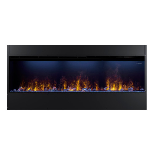 Dimplex Optimyst 66-Inch Linear Electric Fireplace | Advanced LED lighting enhances flame depth and realism for a true-to-life effect.