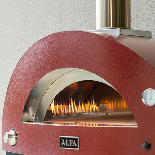 Alfa Moderno 3 Pizze Gas Pizza Oven | Cooking surface gas: 80 x 50 cm