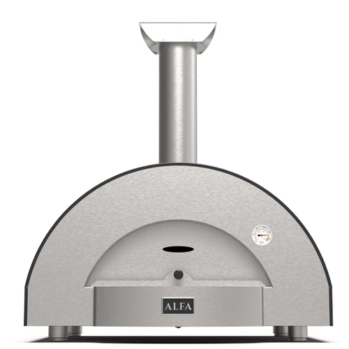 Alfa Classico 2 Pizze Wood-Fired Pizza Oven | A wood-burning pizza oven with a traditional design and compact size that allows you to cook a perfect pizza in just 90 seconds and up to 2 kg of bread per baking.