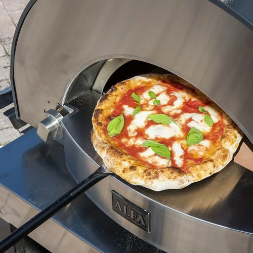 Alfa Classico 2 Pizze Wood-Fired Pizza Oven | Cooks up to 2 pizzas in 90 seconds