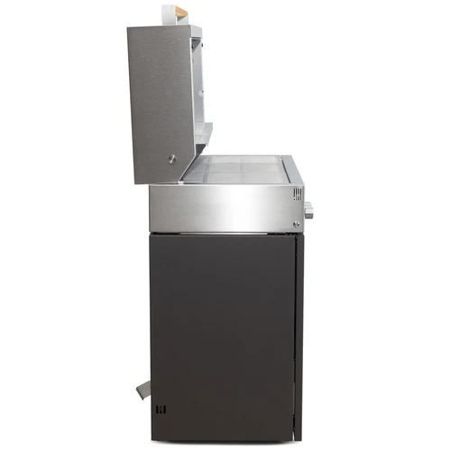 Flammkraft Zwilling Model D Gas Grill | Double-wall hood construction for complete insulation
