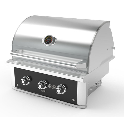 Wildfire Ranch Pro 30-Inch Freestanding Black Stainless Steel Gas Grill | 42,000 total BTUs
