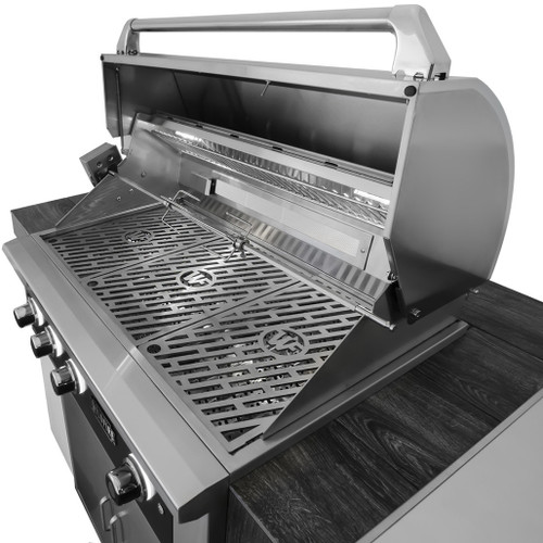 Wildfire Ranch Pro 30-Inch Freestanding Black Stainless Steel Gas Grill | 685 sq. in. grilling area