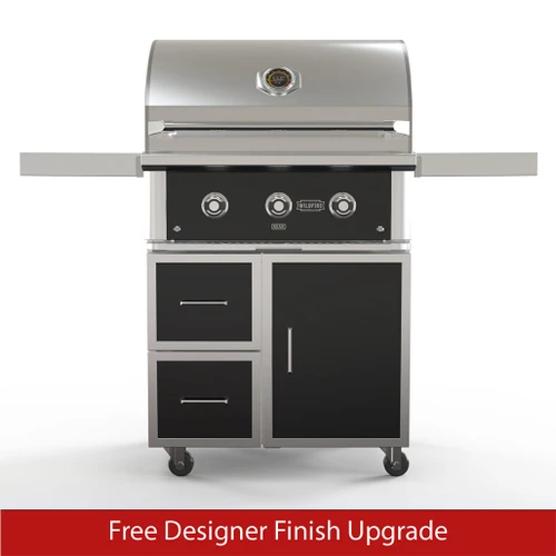 Wildfire Ranch Pro 30-Inch Freestanding Black Stainless Steel Gas Grill | Promo Ends September 30th.