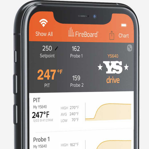 Yoder Smokers YS640S Competition Pellet Grill | WiFi + Bluetooth Connectivity