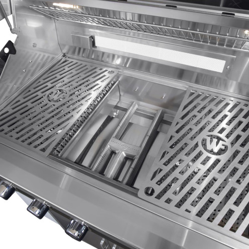 Wildfire Ranch Pro 42" Freestanding Gas Grill | Infrared rear burner heats up to 10,000 BTUs, perfect for rotisserie style cooking Wildfire Ranch Pro 42" Freestanding Gas Grill | Infrared rear burner heats up to 10,000 BTUs, perfect for rotisserie style cooking