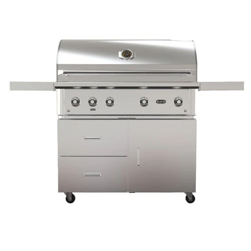 Wildfire Ranch Pro 42" Freestanding Gas Grill | Grill carts are easily reposition grilling station to any location
