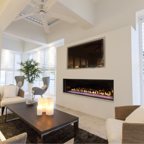 Montigo Distinction 72" Linear Direct Vent Gas Fireplace | Designed to elevate your home’s aesthetics while providing efficient and cozy heating, making it the ideal centerpiece for your living room or any other gathering area Montigo Distinction 72" Linear Direct Vent Gas Fireplace | Designed to elevate your home’s aesthetics while providing efficient and cozy heating, making it the ideal centerpiece for your living room or any other gathering area