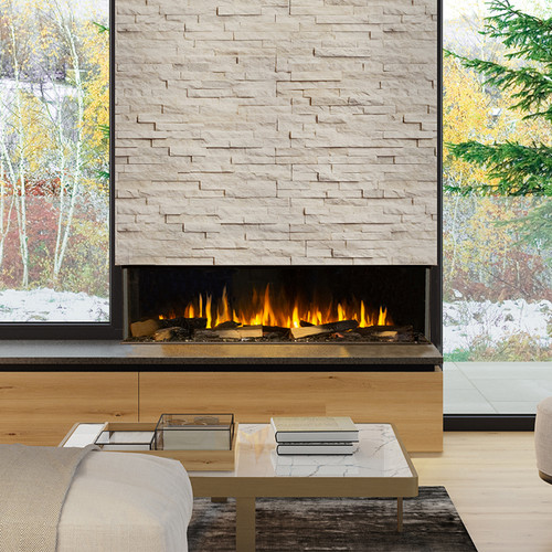 European Home Signal 40 Electric Fireplace | Frameless design that’s common in high-end gas models.