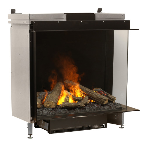 Dimplex Optimyst e-Matrix 37-Inch Right Corner Water Vapor Electric Fireplace | When a gas fire or wood stove is impossible or undesirable, or for those who prefer individual design and specific choices, Faber has the new e-MatriX; Astonishing fire... from water. Fire for anybody, anywhere.