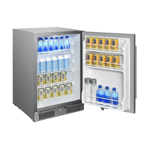 Blaze 20-Inch Compact Outdoor Refrigerator | Capacity to hold over 100 cans, perfect for storing a variety of drinks