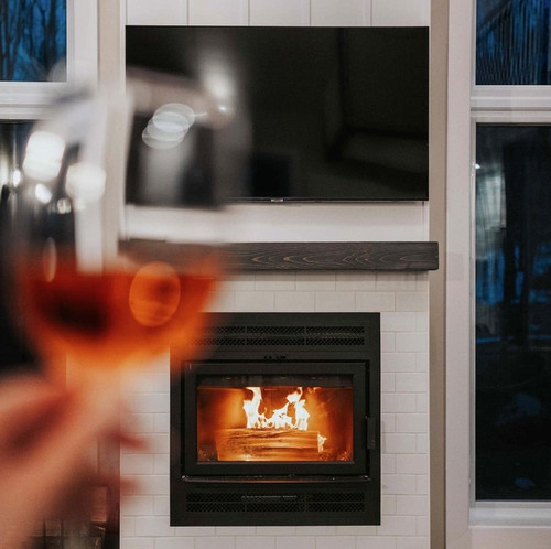 Supreme Astra 18 Traditional Zero-Clearance Wood Burning Fireplace | Dual blower system  Supreme Astra 18 Traditional Zero-Clearance Wood Burning Fireplace | Dual blower system