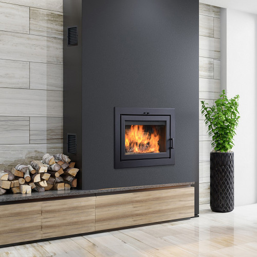 n NONF SHAPE & ENERGY PREMIUM Supreme Astra 18 Clean Face Zero-Clearance Wood Burning Fireplace