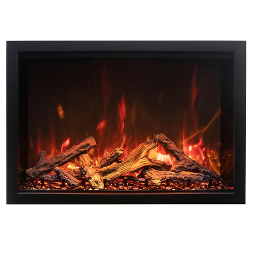 Amantii TRD 38" Bespoke Indoor/Outdoor Electric Insert | Programmable timer & thermostat allows you to decide the temperature of the room
