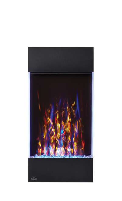 Napoleon Allure Vertical 32" Electric Fireplace | Five different flame speed settings and four different flame and ember bed brightness settings Napoleon Allure Vertical 32" Electric Fireplace | Five different flame speed settings and four different flame and ember bed brightness settings