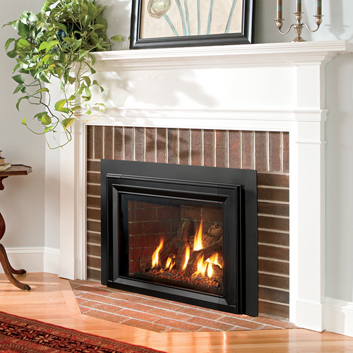 Jotul GI535 DV IPI New Harbor Gas Insert | 6 piece high definition ceramic log set