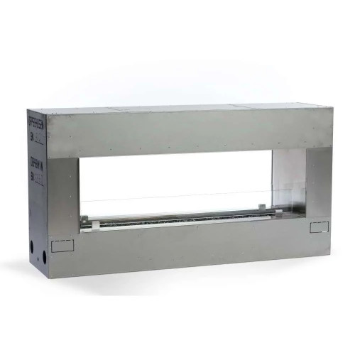 Barbara Jean 48" See-Through Outdoor Linear Gas Fireplace | Stainless Steel Gas Fireplace for Outdoor Use