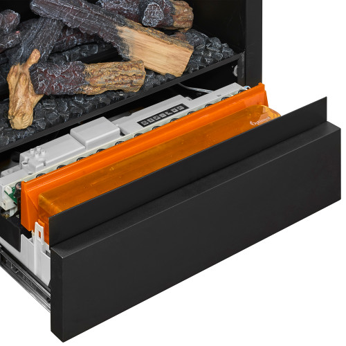 Dimplex Optimyst Revive 25-Inch Water Vapor Fireplace | Enjoy the convenience of a game-changing pull-out drawer for hassle-free water refills, no plumbing required.