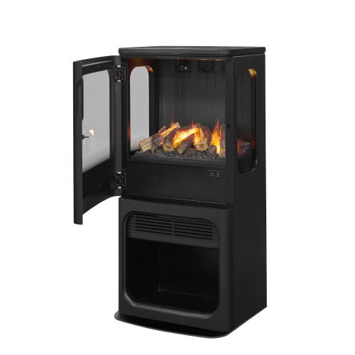 Dimplex Optimyst Mapleton Water Vapor Stove | Features cool-touch glass and cast iron styling for safe use with a premium look.