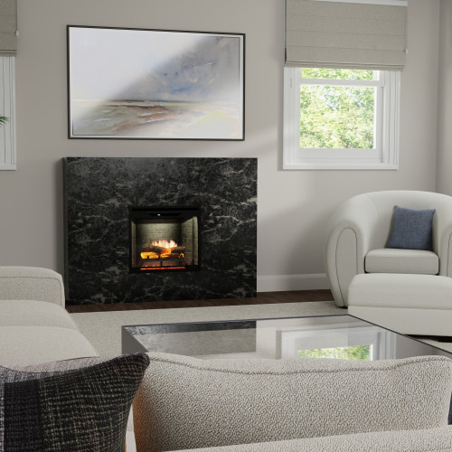 Dimplex Revillusion 24-Inch Firebox | Designed for built-in applications, Revillusion offers a hassle-free setup with no venting required, making it easy to bring warmth and ambiance to virtually any room.