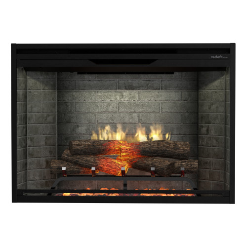 Dimplex Revillusion 36-Inch Electric Firebox | The Revillusion electric firebox delivers a full-depth, lifelike flame experience with handcrafted Realogs® and a patented flame effect.