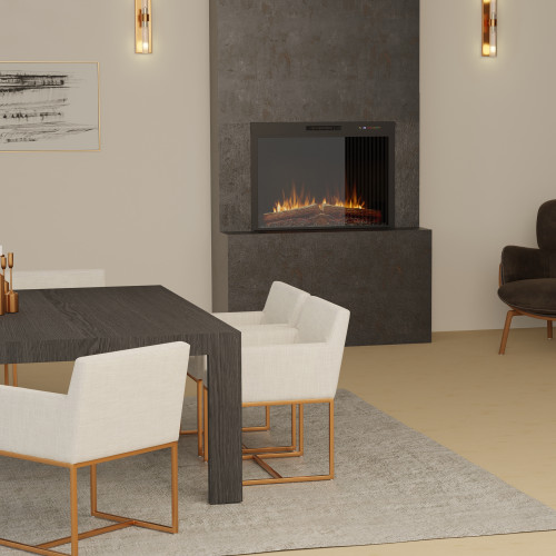 Dimplex Vital Spark 42-Inch Electric Firebox | Efficient supplemental heating with a fan‑forced heater for spaces up to 1,000 sq. ft.