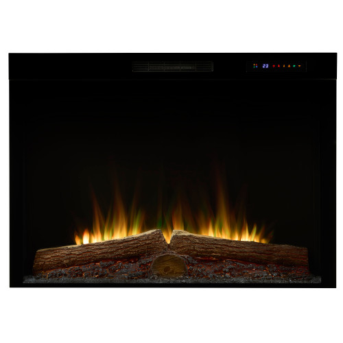 Dimplex Vital Spark 42-Inch Electric Firebox | Control flame and heat settings using the Glen Dimplex Connect app, remote control, or built-in touch controls.
