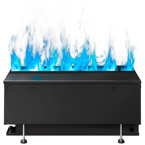 Dimplex Optimyst RGB 20-Inch Electric Cassette Fireplace | Using advanced water vapor technology, it creates stunningly realistic flames that can be admired from any angle - whether in a see-through feature wall, three-sided design, or open-concept layout.