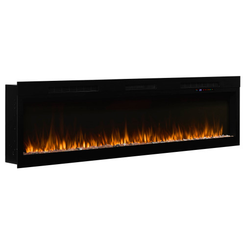 Dimplex Vital Sense 74-Inch Electric Fireplace | Powerful fan-forced heater provides supplemental warmth for spaces up to 1,000 sq. ft.