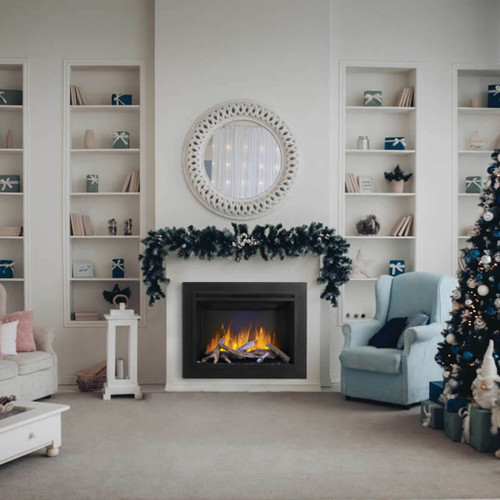 Napoleon Element 42" Built-In Electric Fireplace | When hardwired for 240v, this unit will output a robust 9,000 BTU's and 2,800 Watts that can quickly heat rooms up to 800 sq. ft.