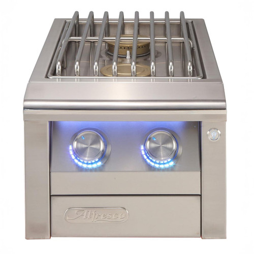 Alfresco Grills 14" AIPG Built-In Double Side Burner | LumaTouch precision control and knob lighting
 Alfresco Grills 14" AIPG Built-In Double Side Burner | LumaTouch precision control and knob lighting