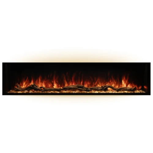 Modern Flames Landscape Pro 120" Multi View Built In Clean Face Electric Fireplace | Enjoy a stunning visual experience with the Landscape Pro’s 15″ high viewing angle.