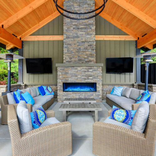 Modern Flames Landscape Pro 120" Multi View Built In Clean Face Electric Fireplace | Modern Electric Fireplace