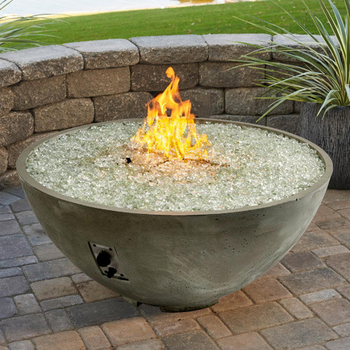Outdoor Greatroom 42" Cove Edge Gas Fire Pit Bowl | Unit ships as propane-ready with orifices for natural gas conversion included
