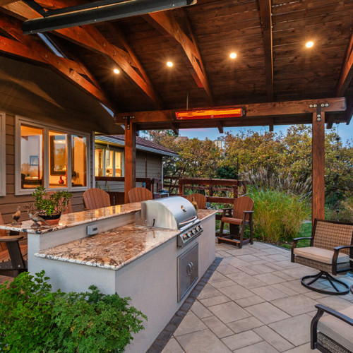 Bromic Tungsten 3000W Smart-Heat Electric Heater - Black | Superior wind resistance