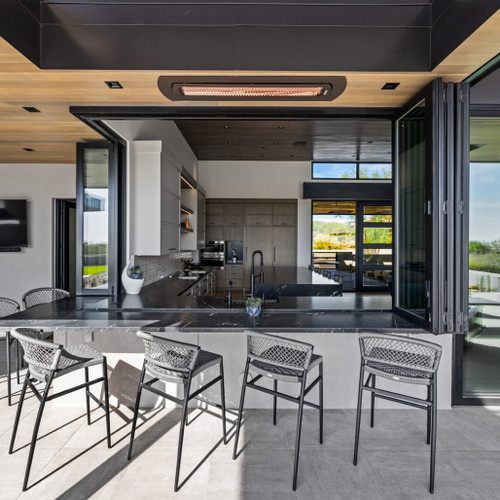 Bromic Tungsten 4000W Smart-Heat Electric Heater - Black | Tungsten Electric heater will provide an even flow of warmth to outdoor spaces of up to 160ft2