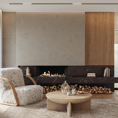 Sierra Flame Toscana 38-Inch 3-Sided Direct Vent Gas Fireplace |  Radiant – Allowing the heat from the fire to naturally spill into the room