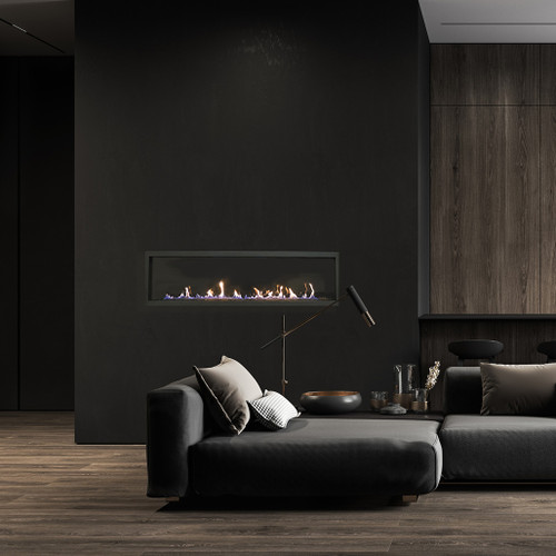 Sierra Flame 65" Austin Direct Vent Gas Fireplace | Electronic ignition