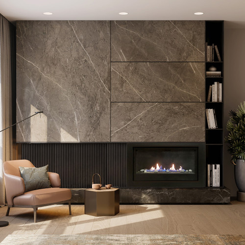 Sierra Flame Boston 36-Inch Direct Vent Gas Fireplace | True Linear Design