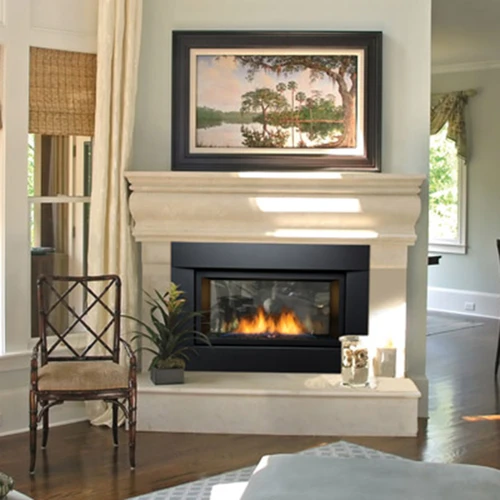Sierra Flame Palisade 36-Inch See Through Direct Vent Gas Fireplace | 2 safety screens