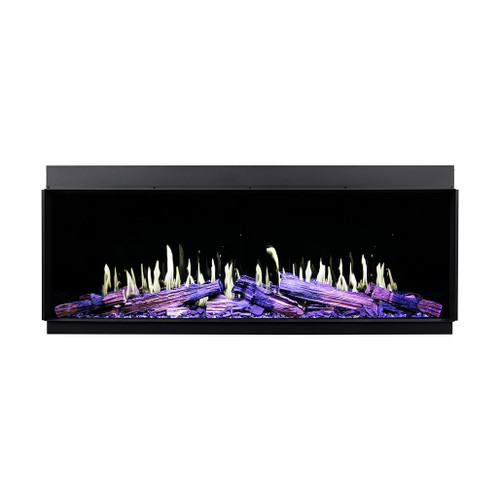 Modern Flames 52" Orion Multi Linear V2 LCD Electric Fireplace | Audio has been significantly upgraded with custom-engineered premium speakers, three immersive crackling sound options, and Bluetooth streaming