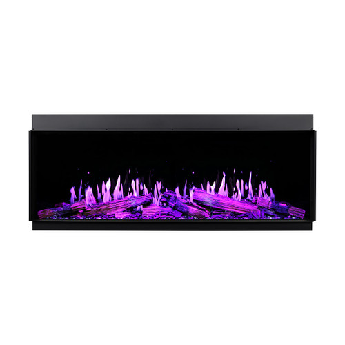 Modern Flames 100" Orion Multi Linear V2 LCD Electric Fireplace | Authenticity reaches a new level with a realistic log set crafted from the same split wood used in our TruWood logs
