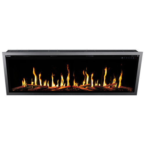 Modern Flames 100" Orion Slim Linear V2 LCD Electric Fireplace | Modern Linear Electric Fireplace