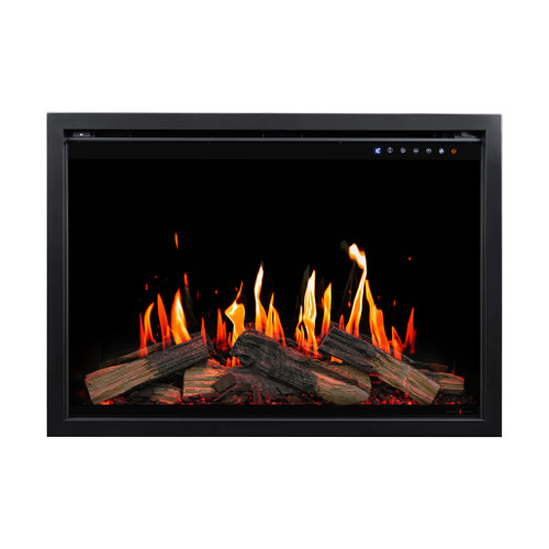 Modern Flames 26" Orion Traditional V2 LCD Electric Fireplace | Powered by next-generation LCD Displays, the flames deliver sharper contrast and deeper blacks, while adaptive brightness technology ensures a perfectly balanced fire display day or night
