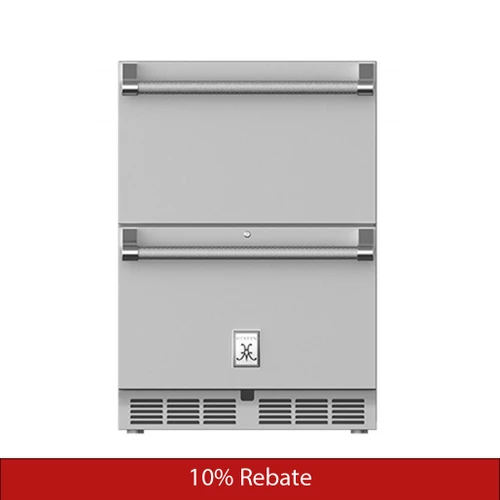 Hestan 24" Outdoor Refrigerator and Freezer Drawers | Promo Ends December 31st.